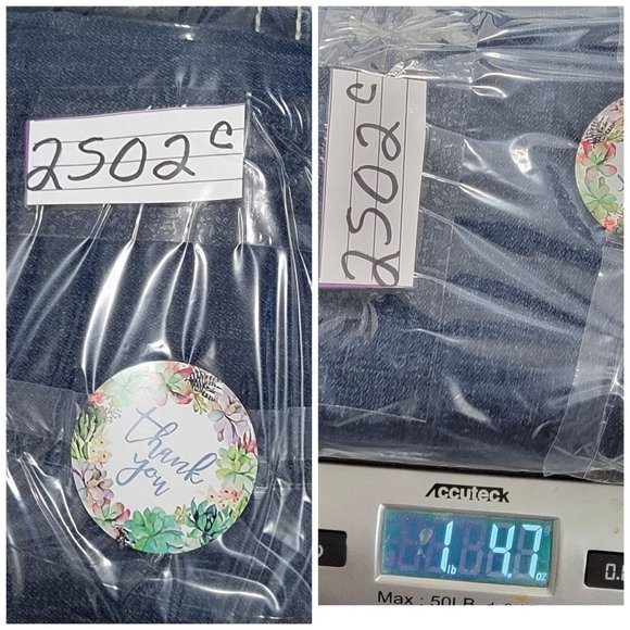 Miss Me Womens Blue Denim Easy Cropped Jeans Embellished Low Rise Size 26 - Picture 12 of 12